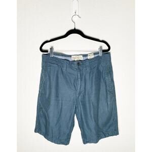 Fat Face Men's Cotton‎ Chino Shorts Green Casual Summer Preppy British W32 L10.5